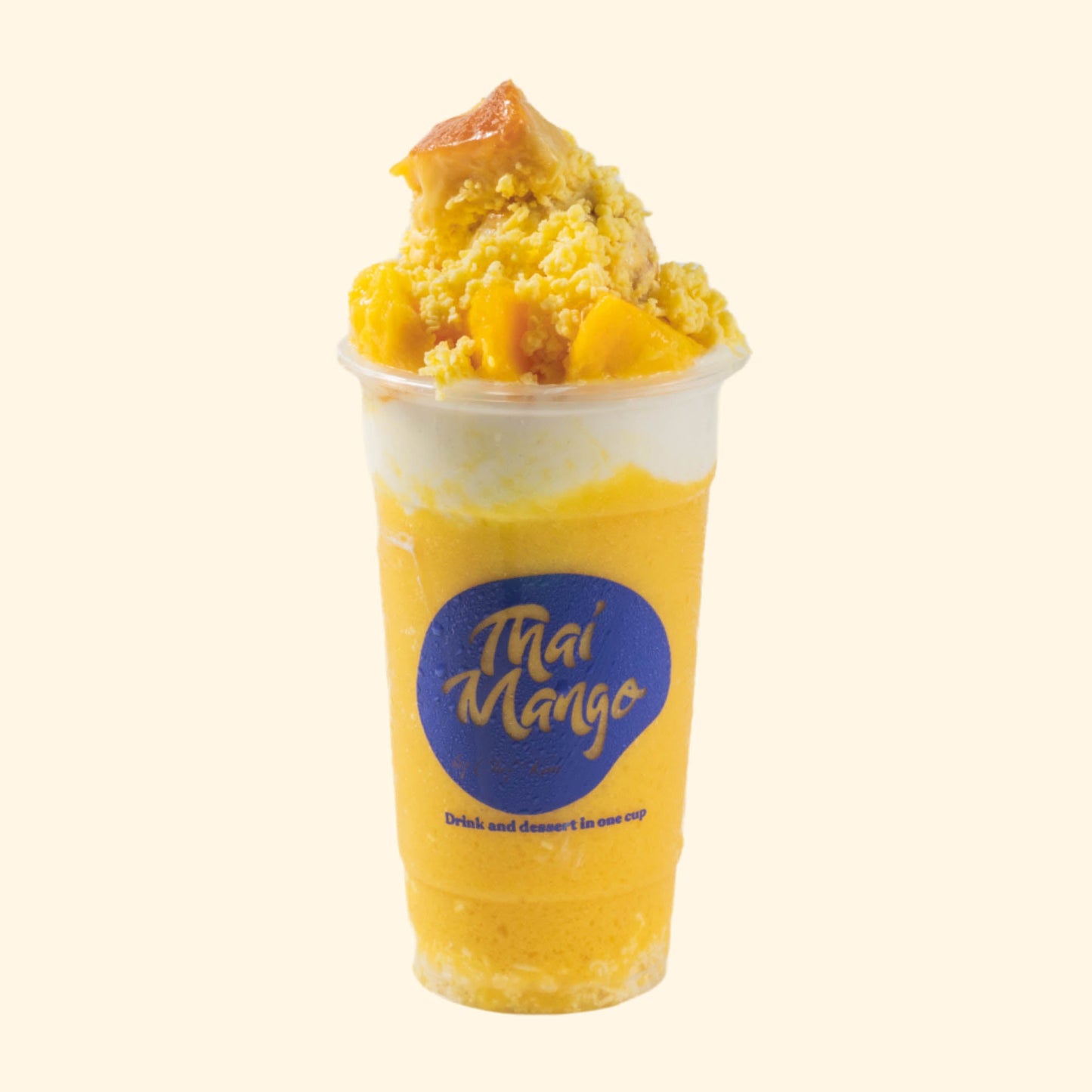 Thai Cheesy Leche Flan Thai Mango