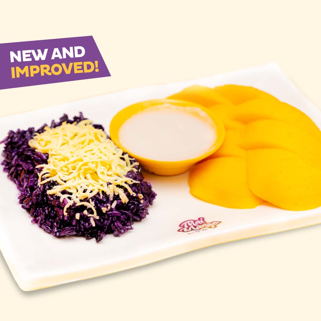 Ube Cheese Sticky Rice