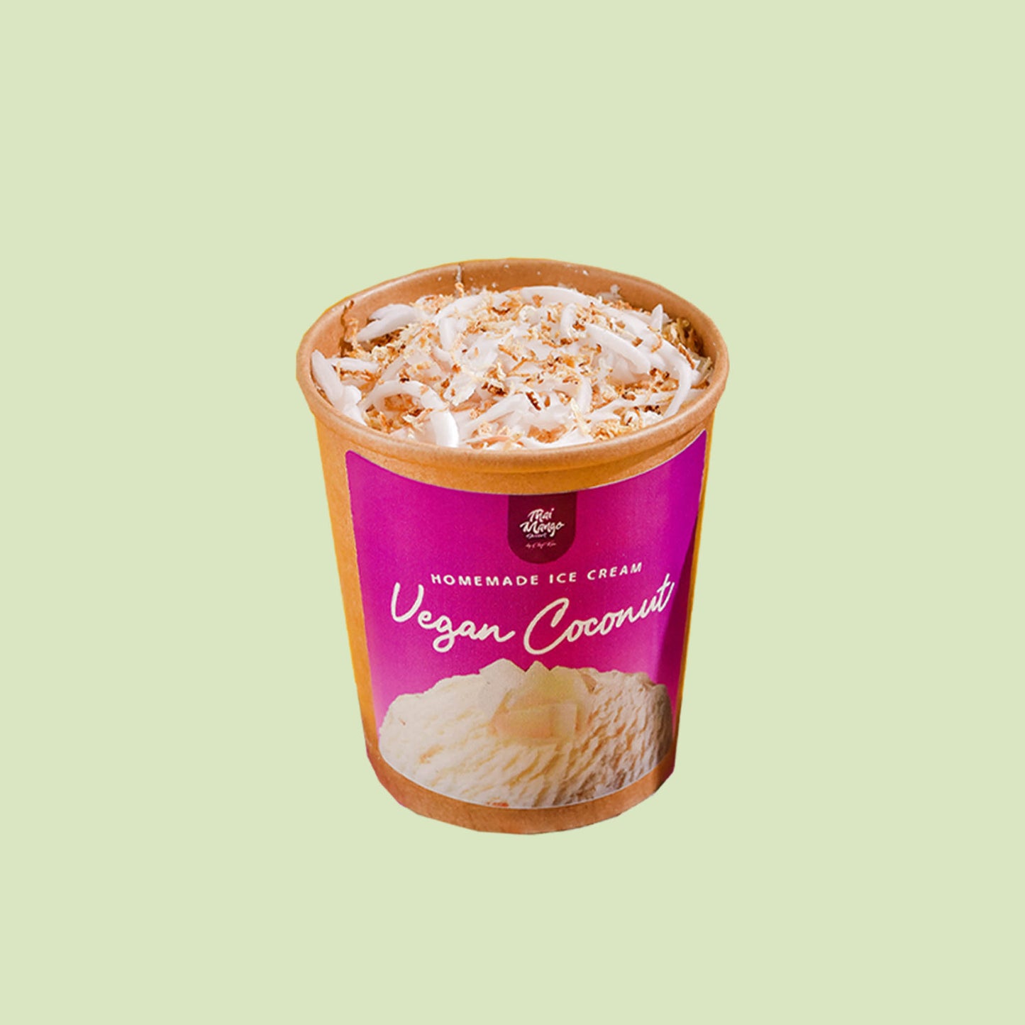 Vegan Coconut Ice Cream Thai Mango