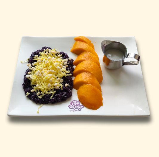 Ube Cheese Sticky Rice
