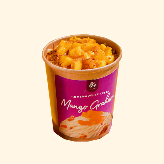 Mango Graham Ice Cream Pint Thai Mango